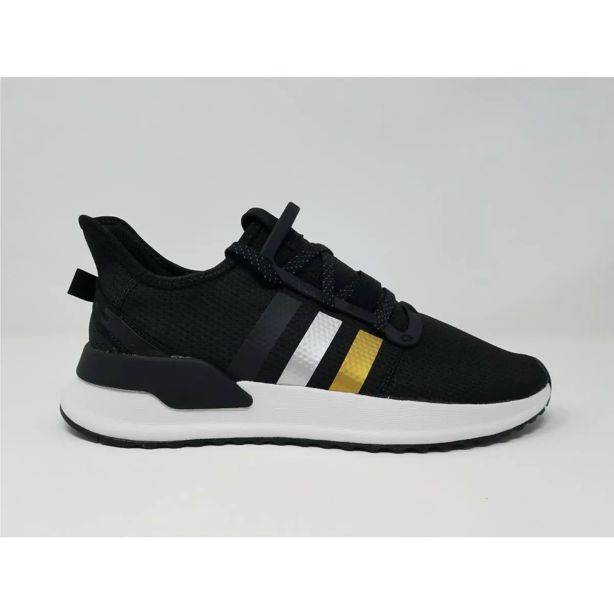 Adidas shoes - Adidas U Path Run - Path Run - FW2323 - Black/White/Silver/Gold, Manufacturer: Black/White/Gold 8