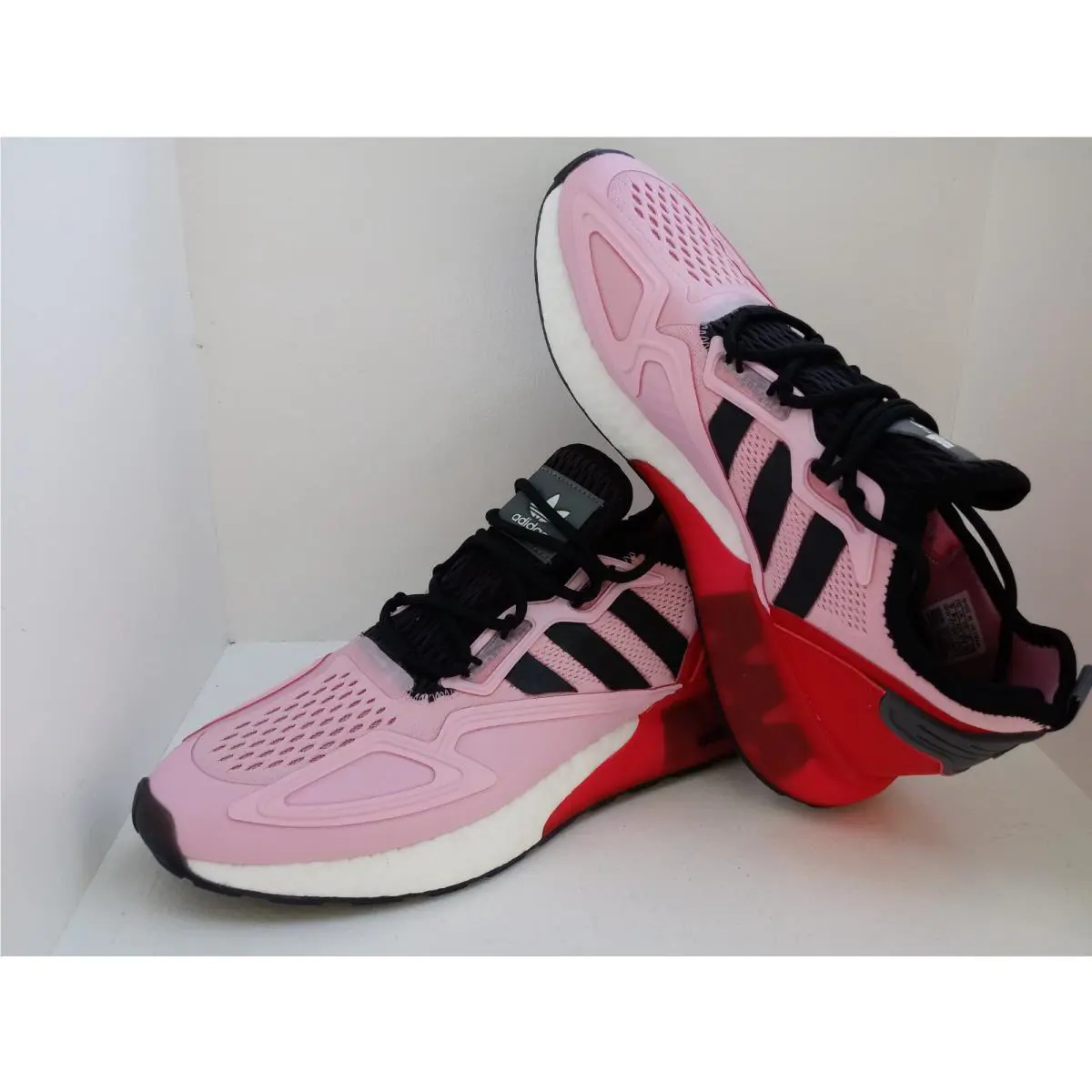 Adidas shoes - ADIDAS NINJA ZX 2K BOOST - FZ0454 - TRUE PINK/CORE BLACK-SCARLET 6