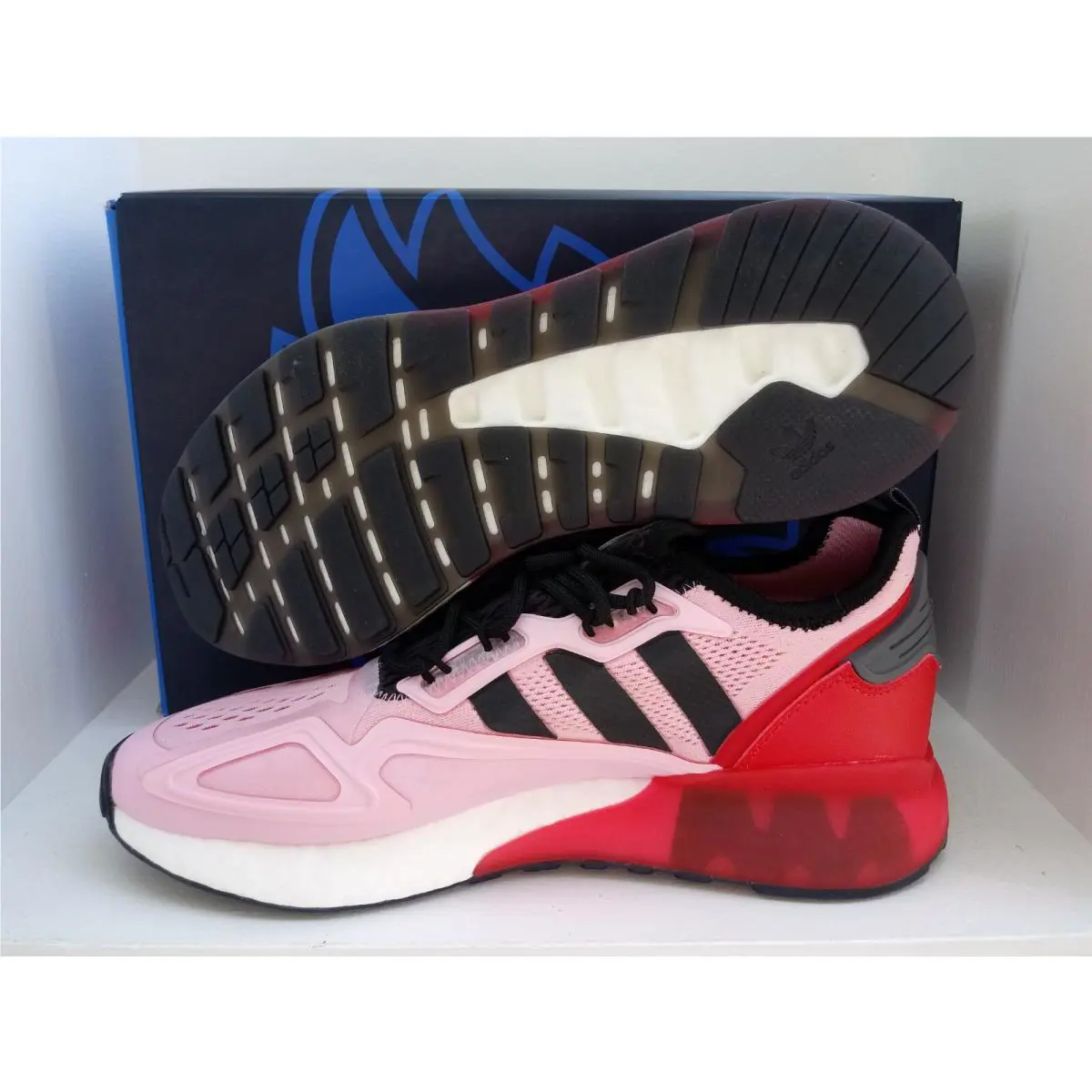 Adidas shoes - ADIDAS NINJA ZX 2K BOOST - FZ0454 - TRUE PINK/CORE BLACK-SCARLET 15