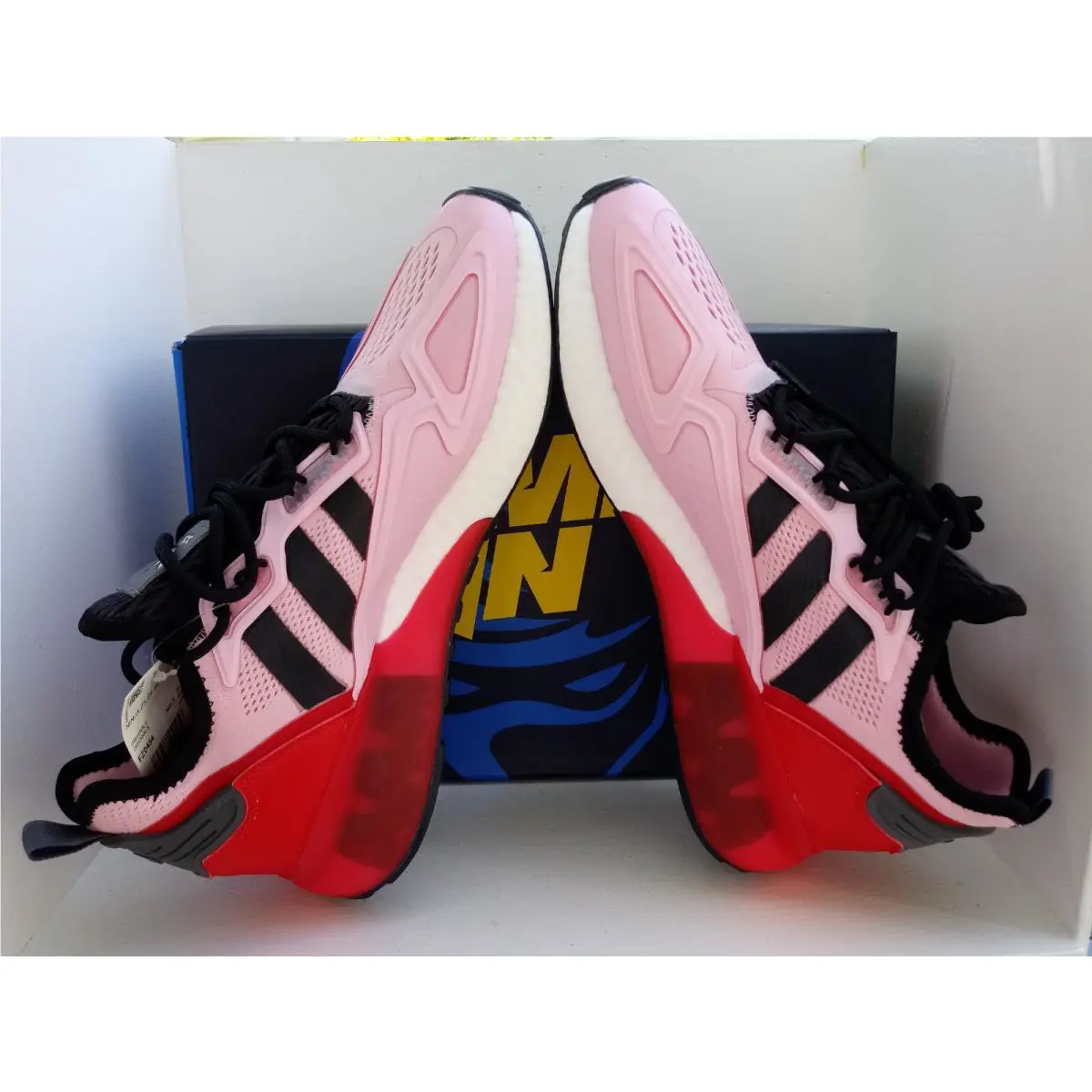 Adidas shoes - ADIDAS NINJA ZX 2K BOOST - FZ0454 - TRUE PINK/CORE BLACK-SCARLET 16