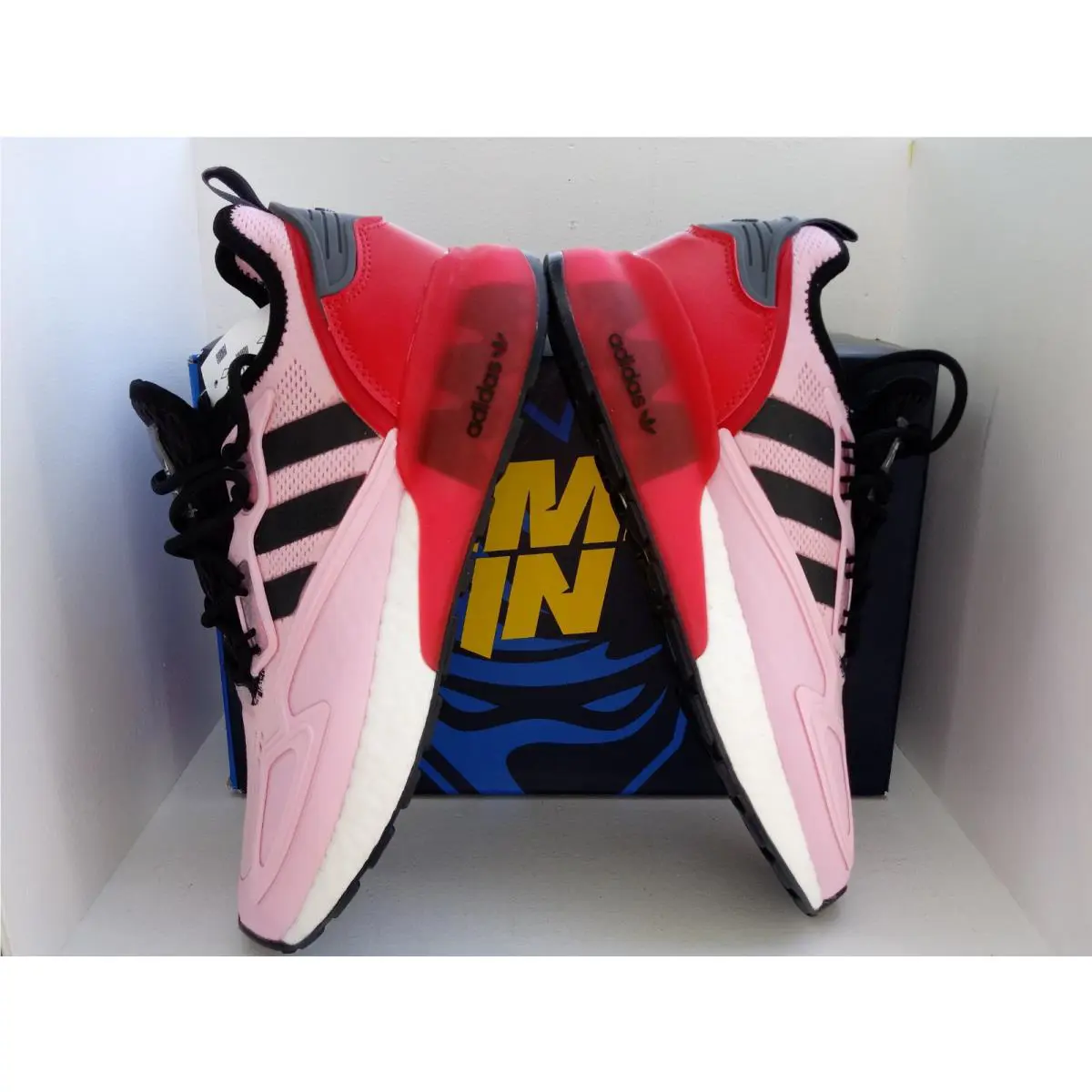 Adidas shoes - ADIDAS NINJA ZX 2K BOOST - FZ0454 - TRUE PINK/CORE BLACK-SCARLET 17