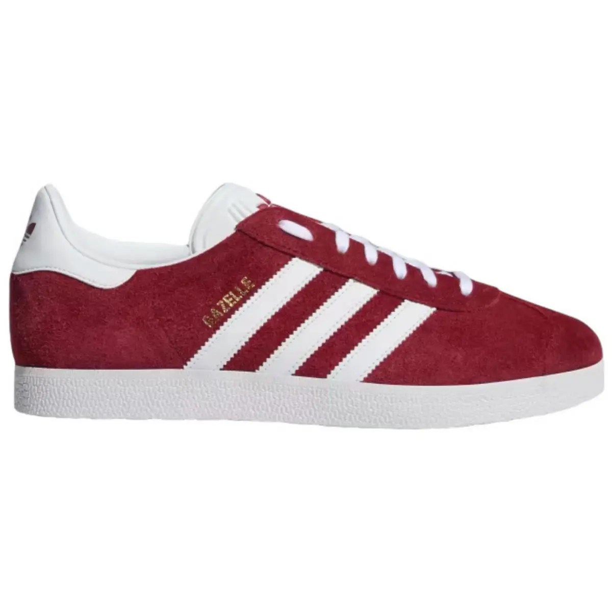 Adidas Originals Gazelle Men Sneaker Shoe US Size 7-14 Colors - Collegiate Burgundy/Cloud White/Gold Metallic