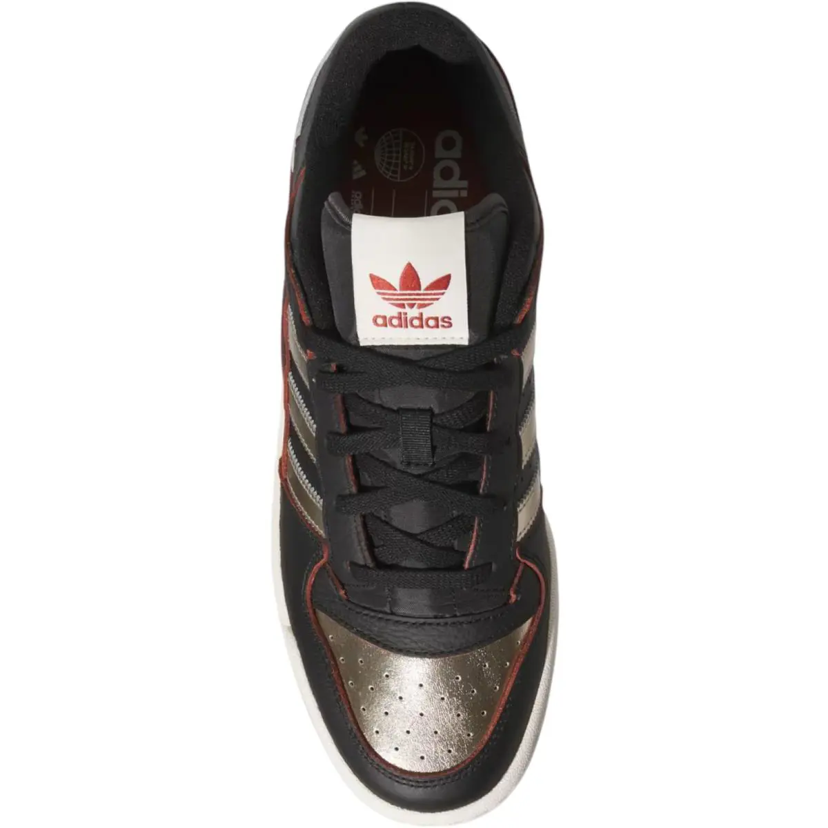 Adidas shoes - Adidas Originals Forum Low CL - Core Black/Cloud White/Cream White 5