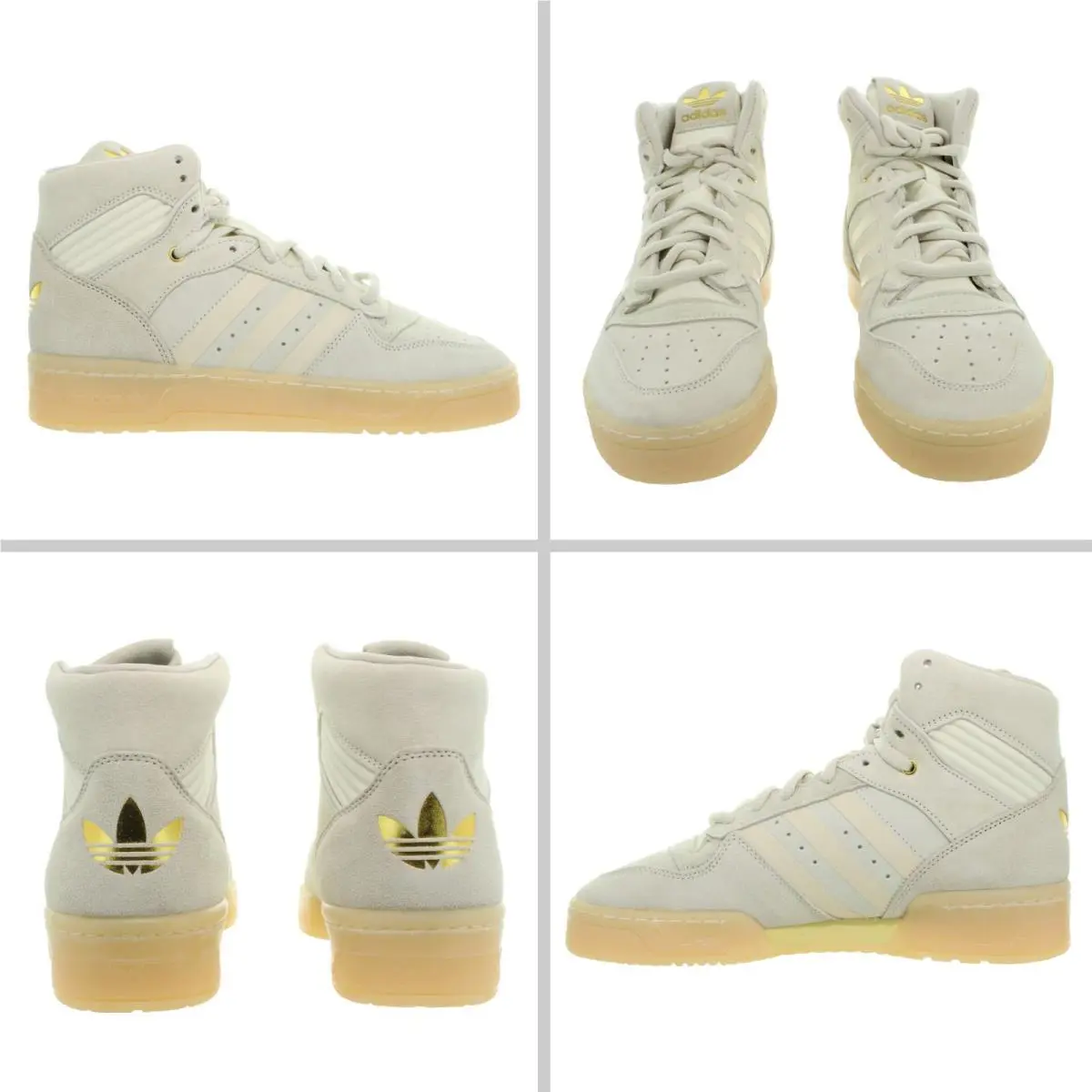 Adidas shoes - Adidas Originals Rivalry High - Originals Rivalry High - FZ6324 - Off White, Cream White, Easy Yellow 2