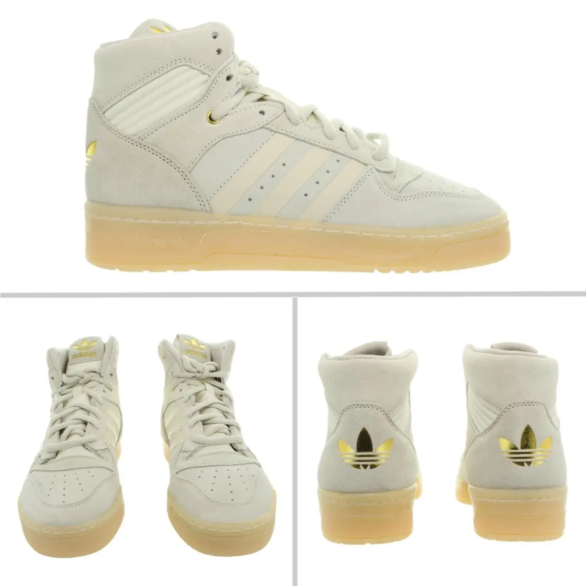 Adidas shoes - Adidas Originals Rivalry High - Originals Rivalry High - FZ6324 - Off White, Cream White, Easy Yellow 8