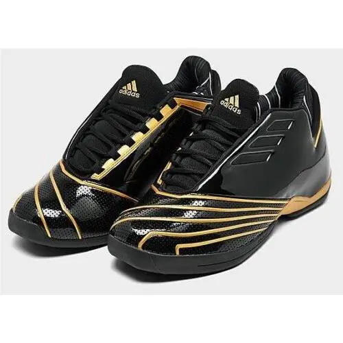 Adidas shoes - ADIDAS TMAC 2 RESTOMOD - TMAC RESTOMOD - H68049 - BLACK GOLD METALLIC` 16