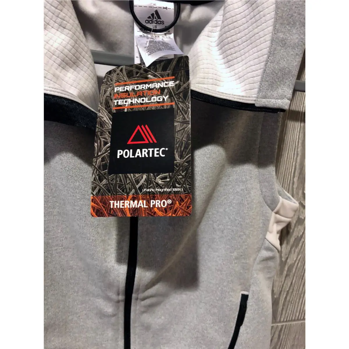 Adidas clothing ClimaHeat Gilet - Gray 7