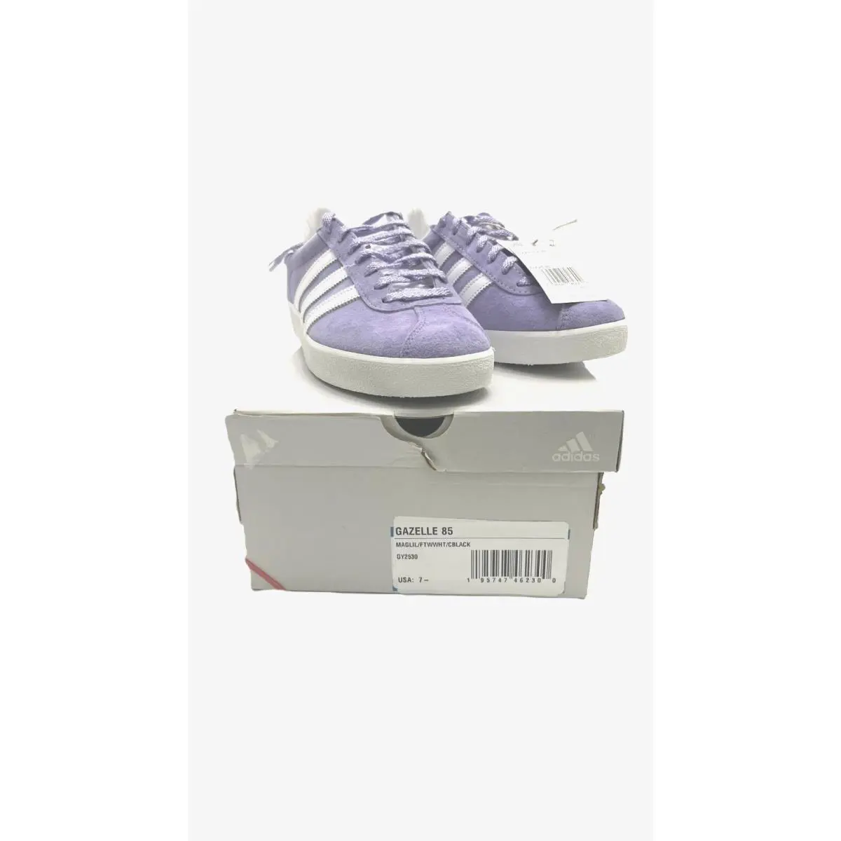 Adidas shoes - Gazelle 85 - Gazelle - GY2530 - Magic Lilac/Cloud White/Core Black 12