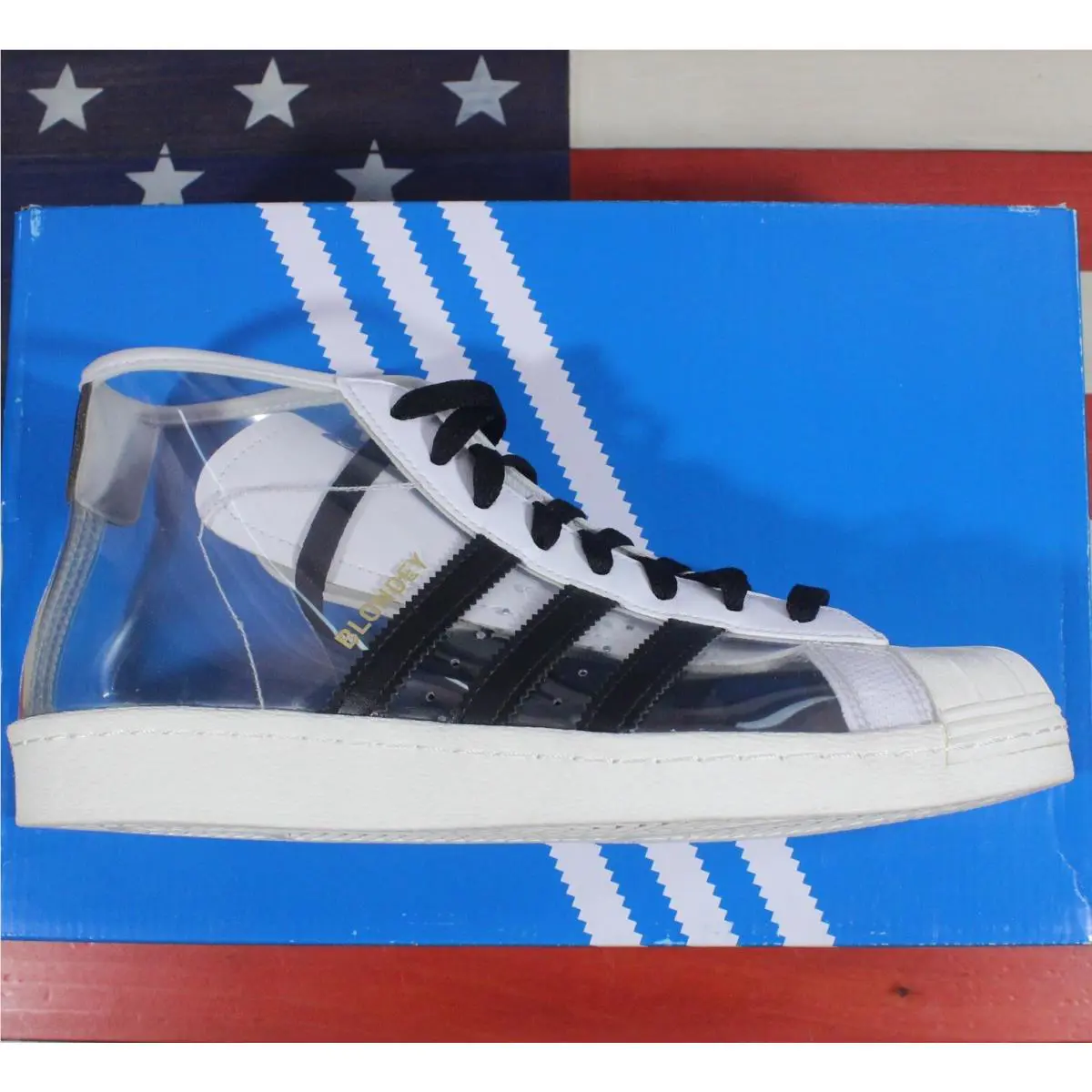 Adidas shoes - adidas Pro Model - Pro Model - IG0843 - White, Manufacturer: Cloud-White/Core-Black/Off-White/Transparent 0