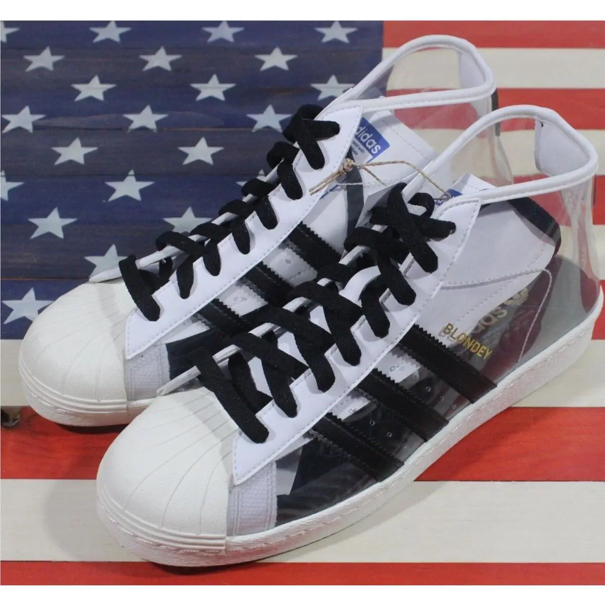 Adidas shoes - adidas Pro Model - Pro Model - IG0843 - White, Manufacturer: Cloud-White/Core-Black/Off-White/Transparent 7