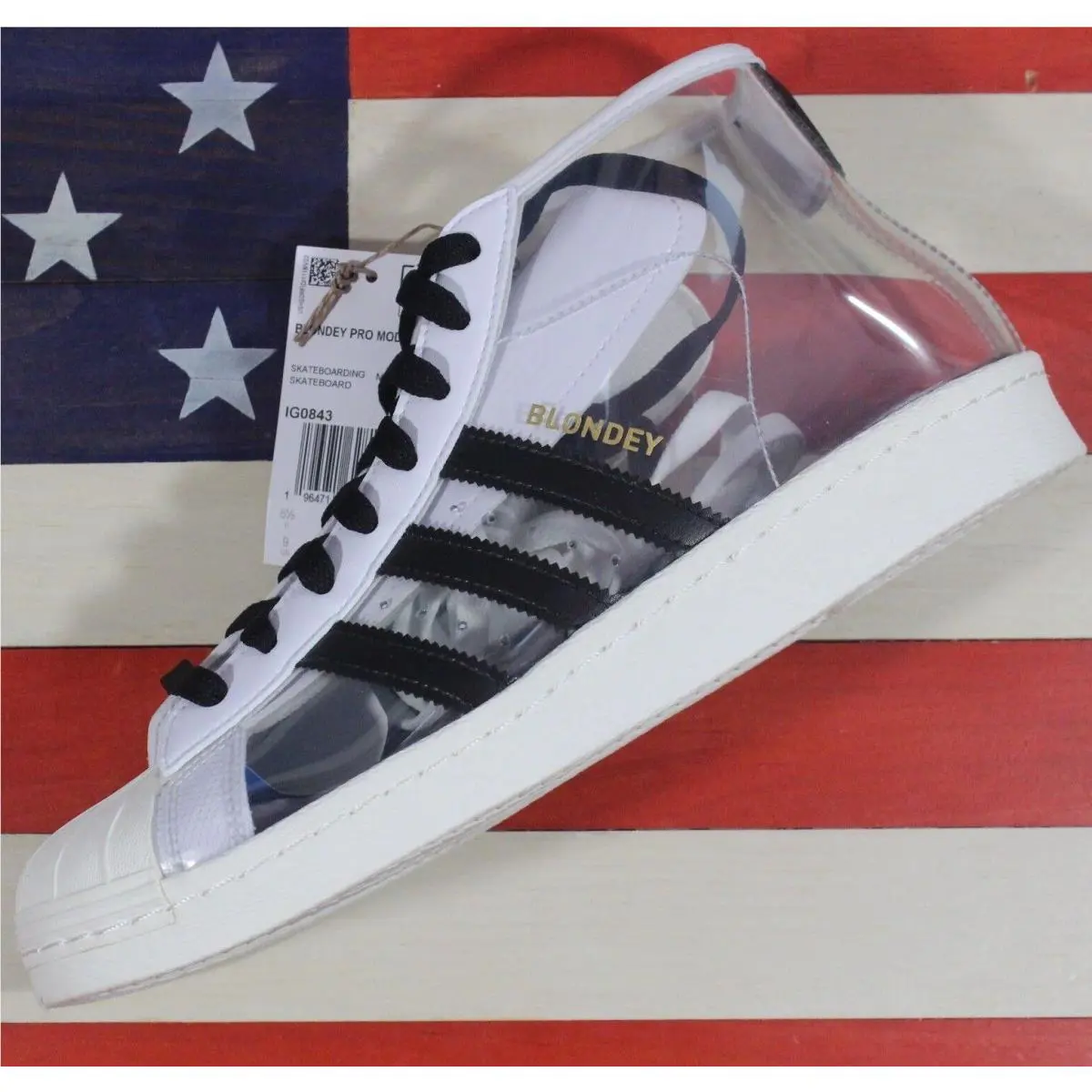 Adidas shoes - adidas Pro Model - Pro Model - IG0843 - White, Manufacturer: Cloud-White/Core-Black/Off-White/Transparent 14