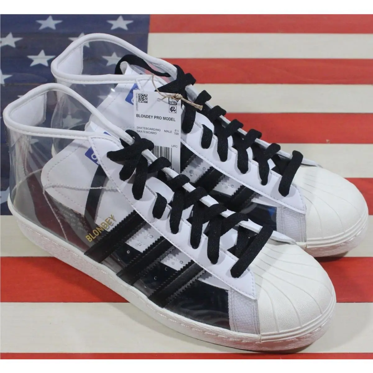 Adidas shoes - adidas Pro Model - Pro Model - IG0843 - White, Manufacturer: Cloud-White/Core-Black/Off-White/Transparent 23
