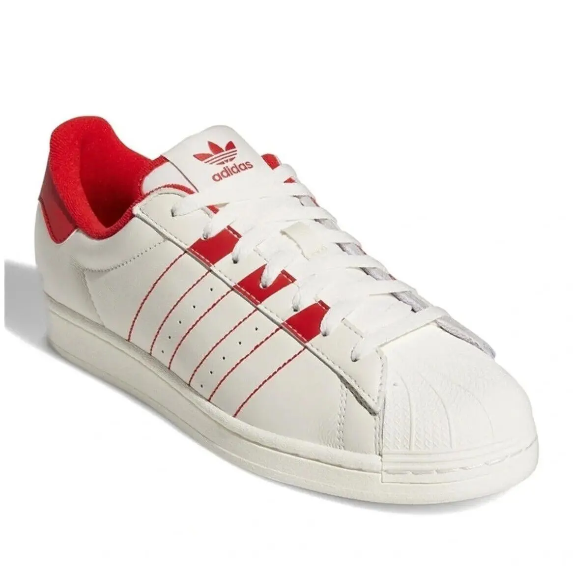 Adidas shoes - adidas Superstar - Superstar - GZ4744 - White, Manufacturer: Cloud-White / Vivid-Red 10