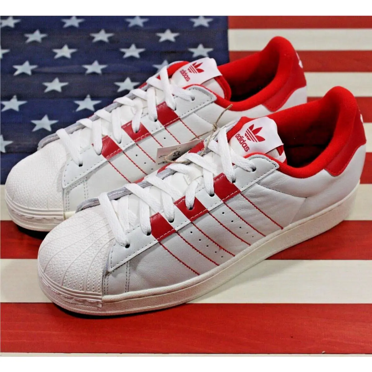 Adidas shoes - adidas Superstar - Superstar - GZ4744 - White, Manufacturer: Cloud-White / Vivid-Red 0