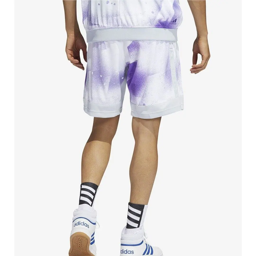 Adidas clothing - Adidas Donovan Mitchell - Donovan Mitchell - Purple Rush & White 10