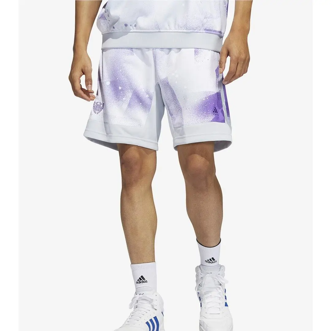 Adidas clothing - Adidas Donovan Mitchell - Donovan Mitchell - Purple Rush & White 18