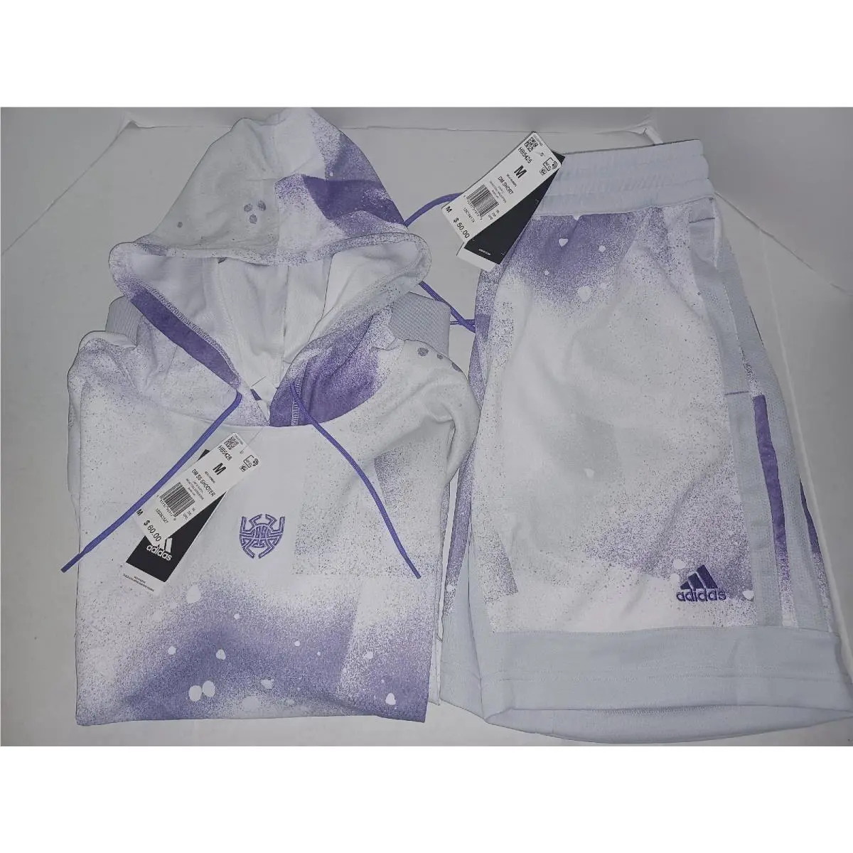 Adidas clothing - Adidas Donovan Mitchell - Donovan Mitchell - Purple Rush & White 13
