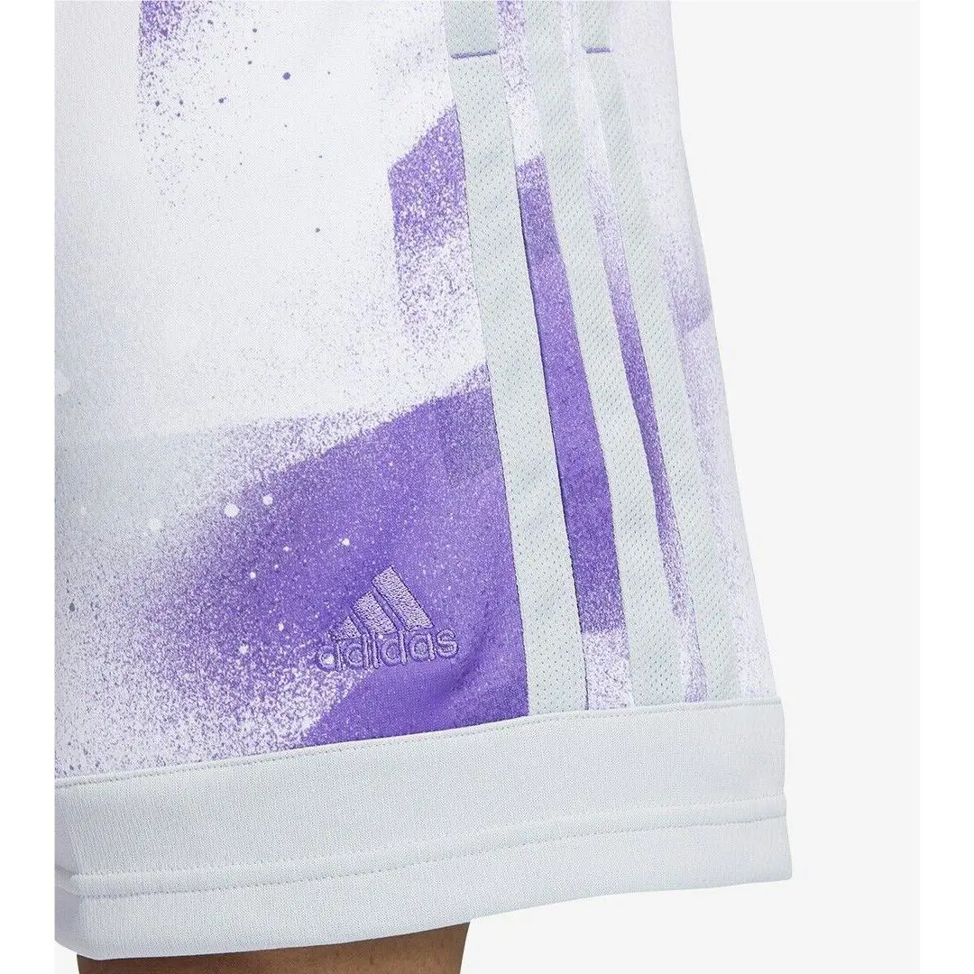 Adidas clothing - Adidas Donovan Mitchell - Donovan Mitchell - Purple Rush & White 22