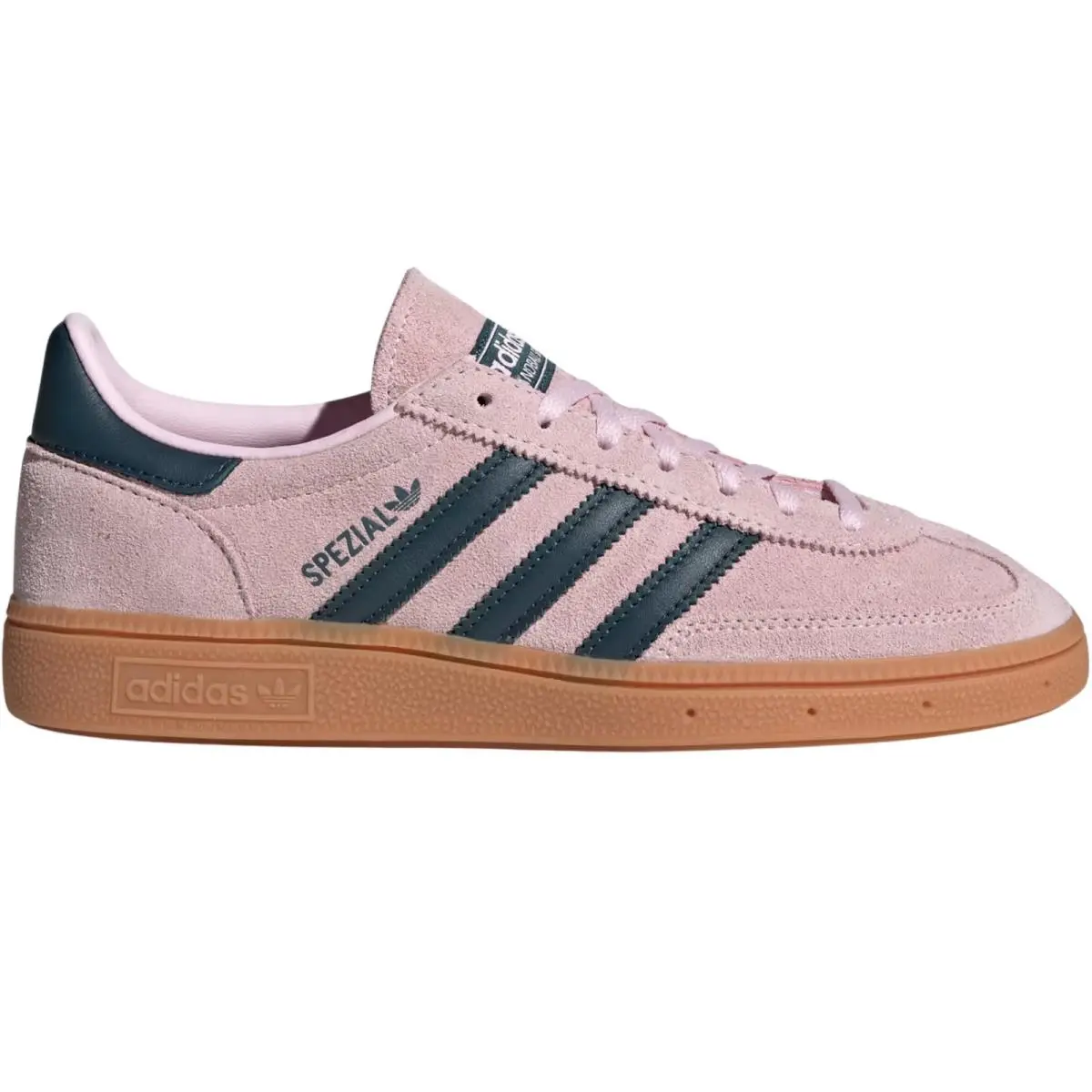 Originals Handball Spezial Women Sneaker Shoe US Size 6-11 Colors Clear Pink/Arctic Night/Gum by Adidas