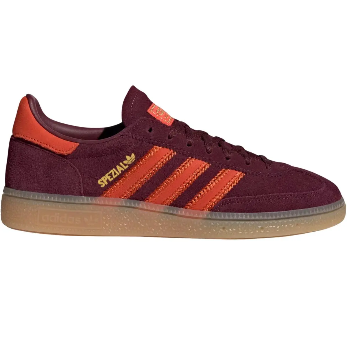 Originals Handball Spezial Women Sneaker Shoe US Size 6-11 Colors Maroon/Preloved Red/Gum by Adidas
