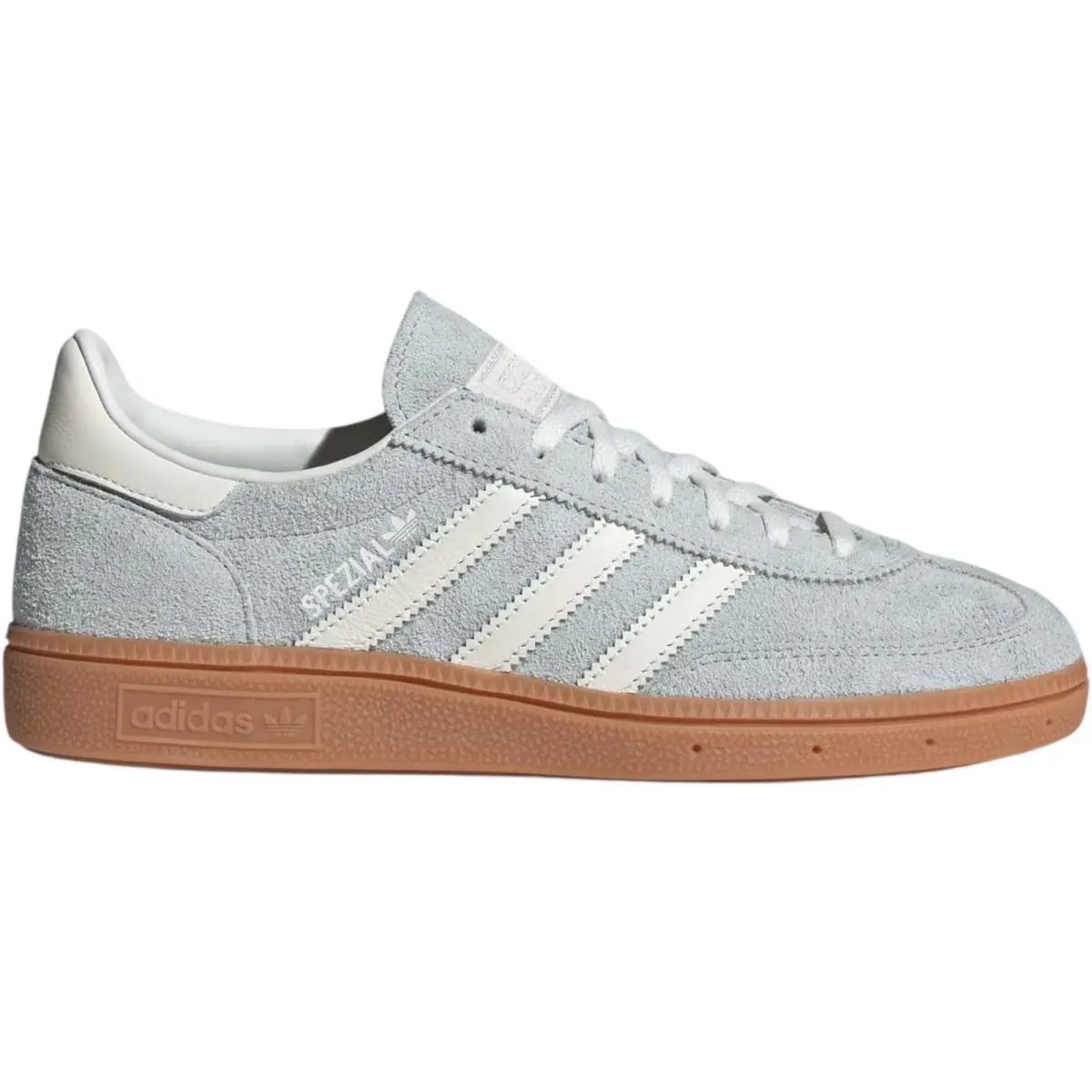 Originals Handball Spezial Women Sneaker Shoe US Size 6-11 Colors Wonder Silver/Off White/Gum by Adidas
