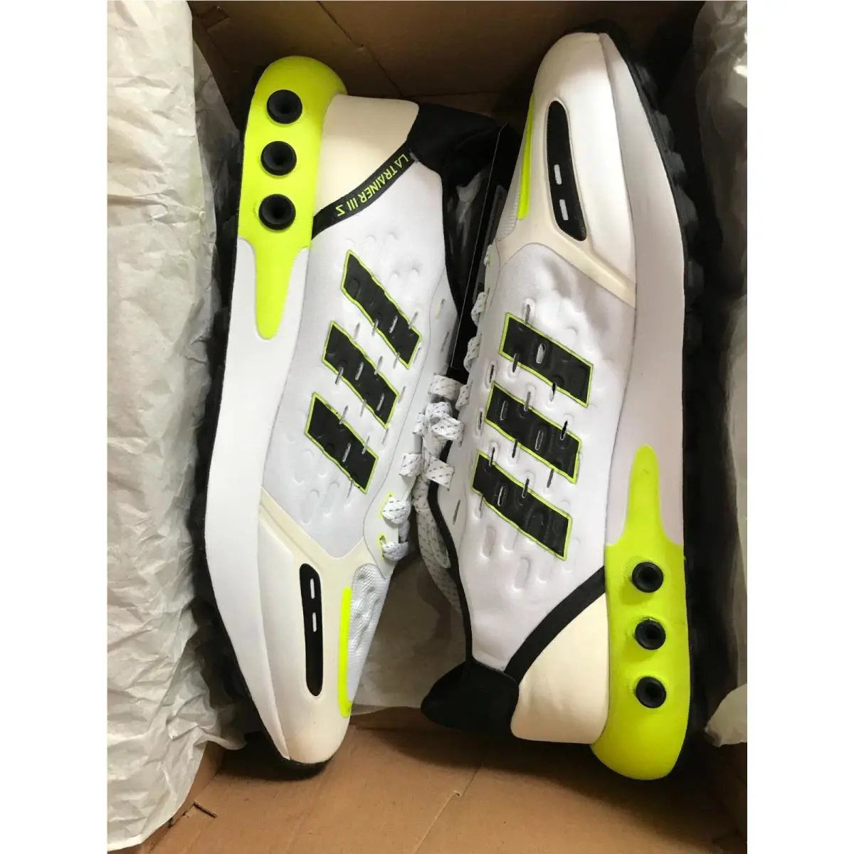 Adidas shoes - adidas LA Trainer - Trainer - FY3704 - White/Black/Solar Yellow 7