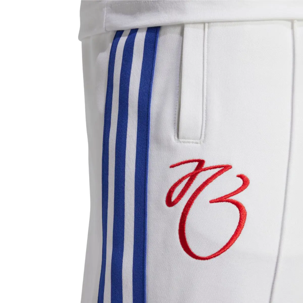 Adidas clothing - Beckenbauer Jude Bellingham Track Pants - White 3