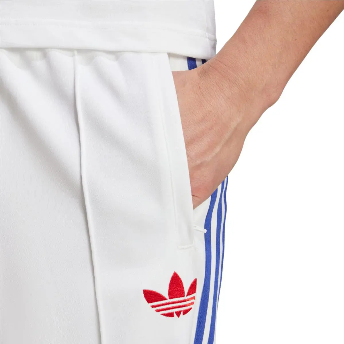 Adidas clothing - Beckenbauer Jude Bellingham Track Pants - White 2