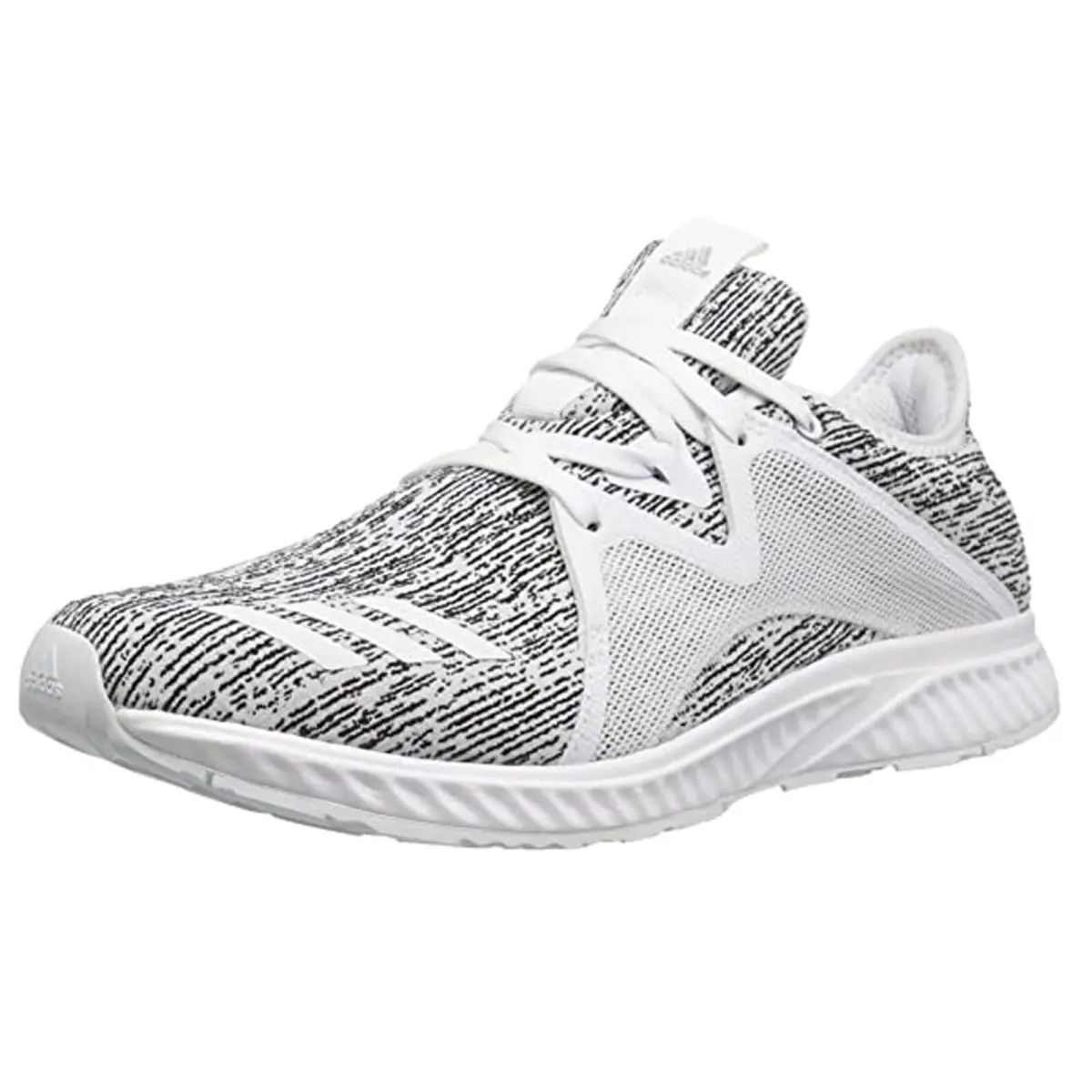 Adidas Women`s Edge Lux 2 Running Sneaker Women`s Size 5 - White/White/Metallic Silver
