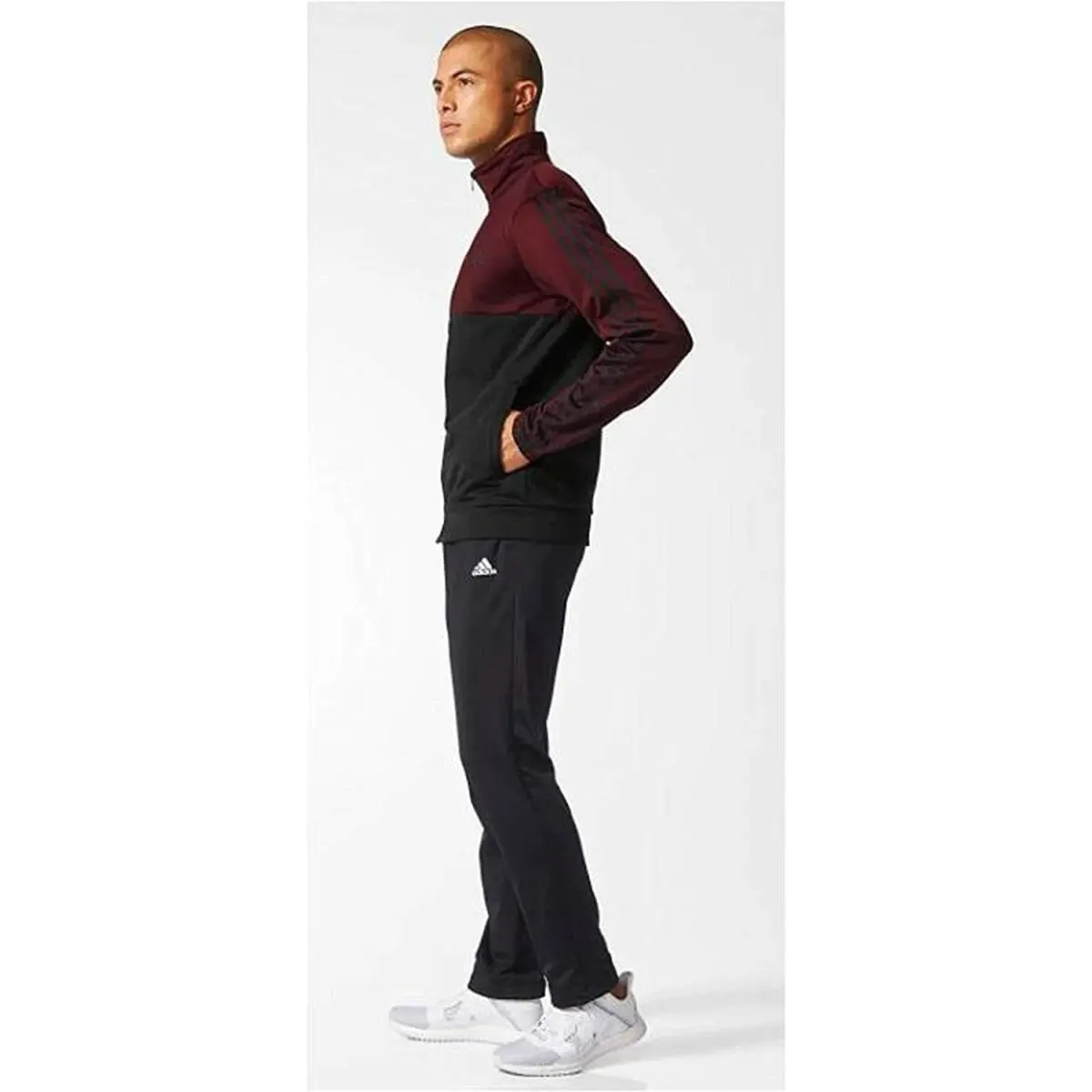 Adidas clothing - Black / Maroon / Black 1