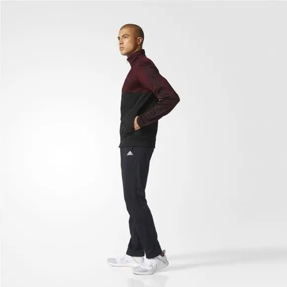 Adidas clothing - Black / Maroon / Black 3