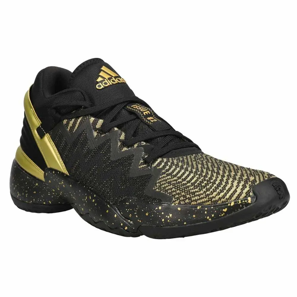 Adidas shoes - ADIDAS D.O.N Issue 2 Donovan Mitchell - FX7108 - Core Black / Gold Metallic 2