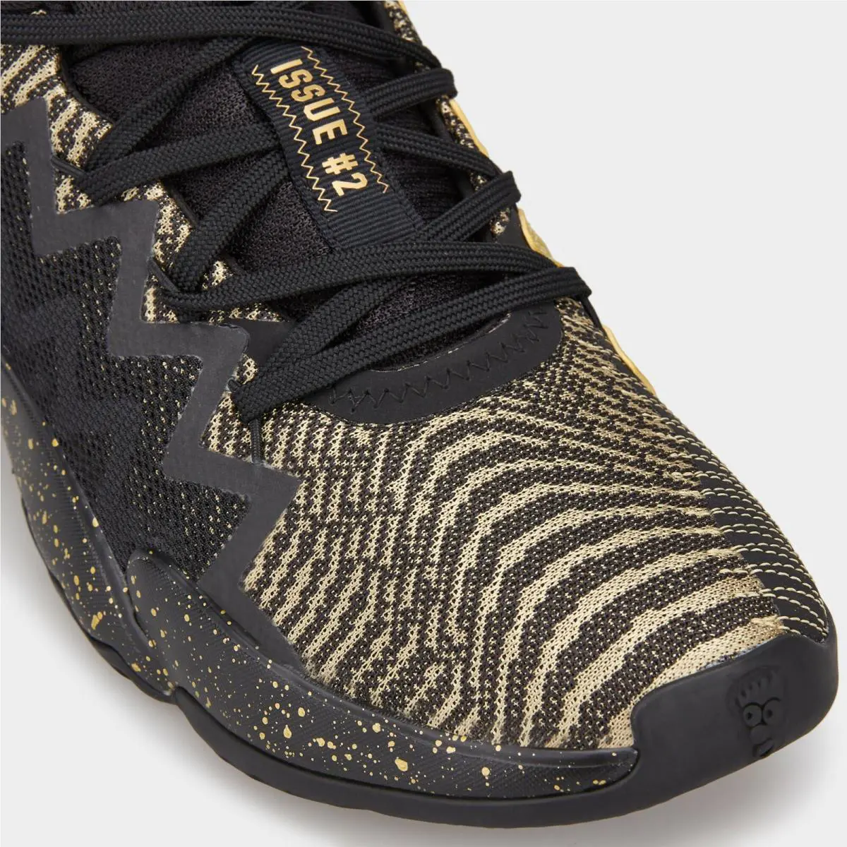 Adidas shoes - ADIDAS D.O.N Issue 2 Donovan Mitchell - FX7108 - Core Black / Gold Metallic 5