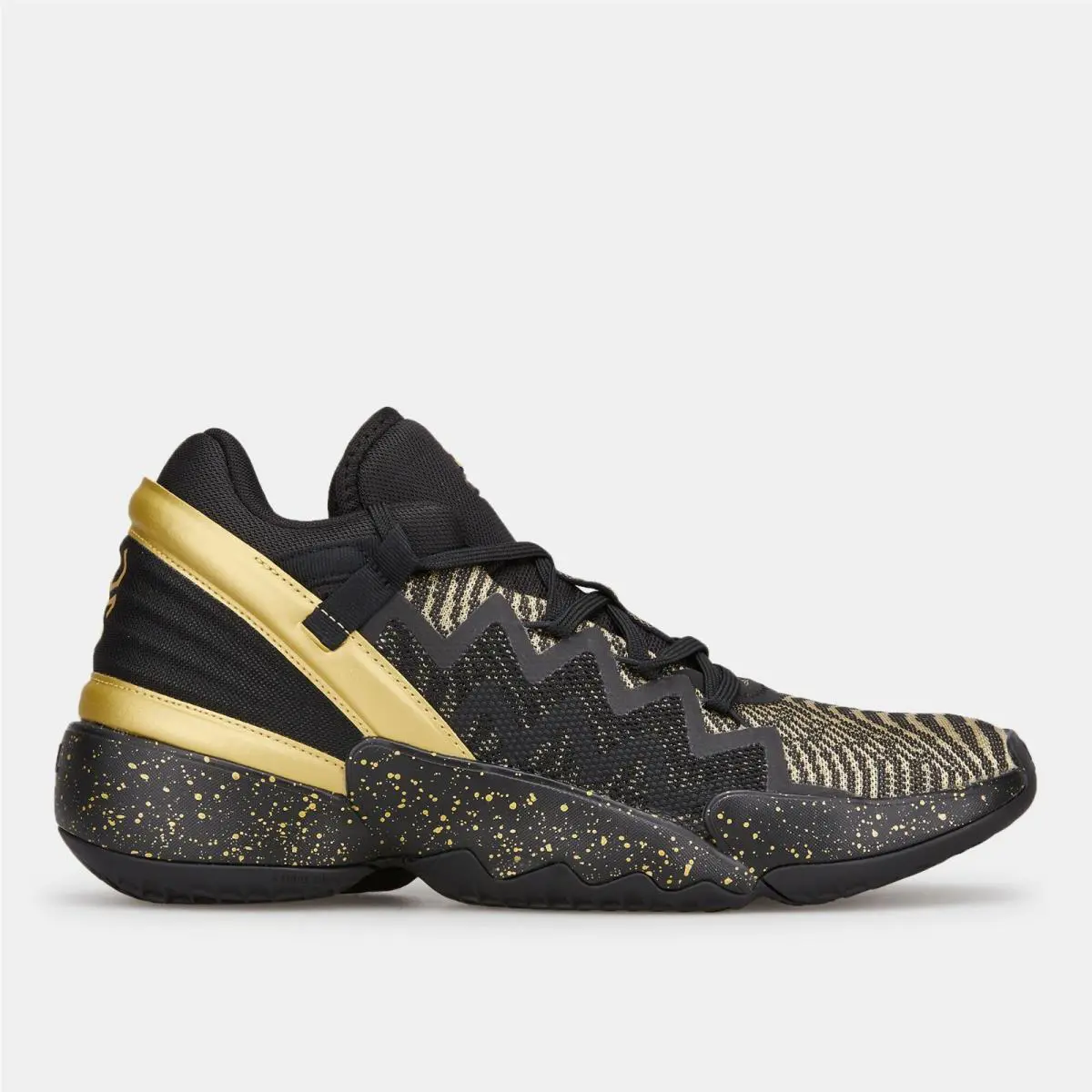Adidas shoes - ADIDAS D.O.N Issue 2 Donovan Mitchell - FX7108 - Core Black / Gold Metallic 6
