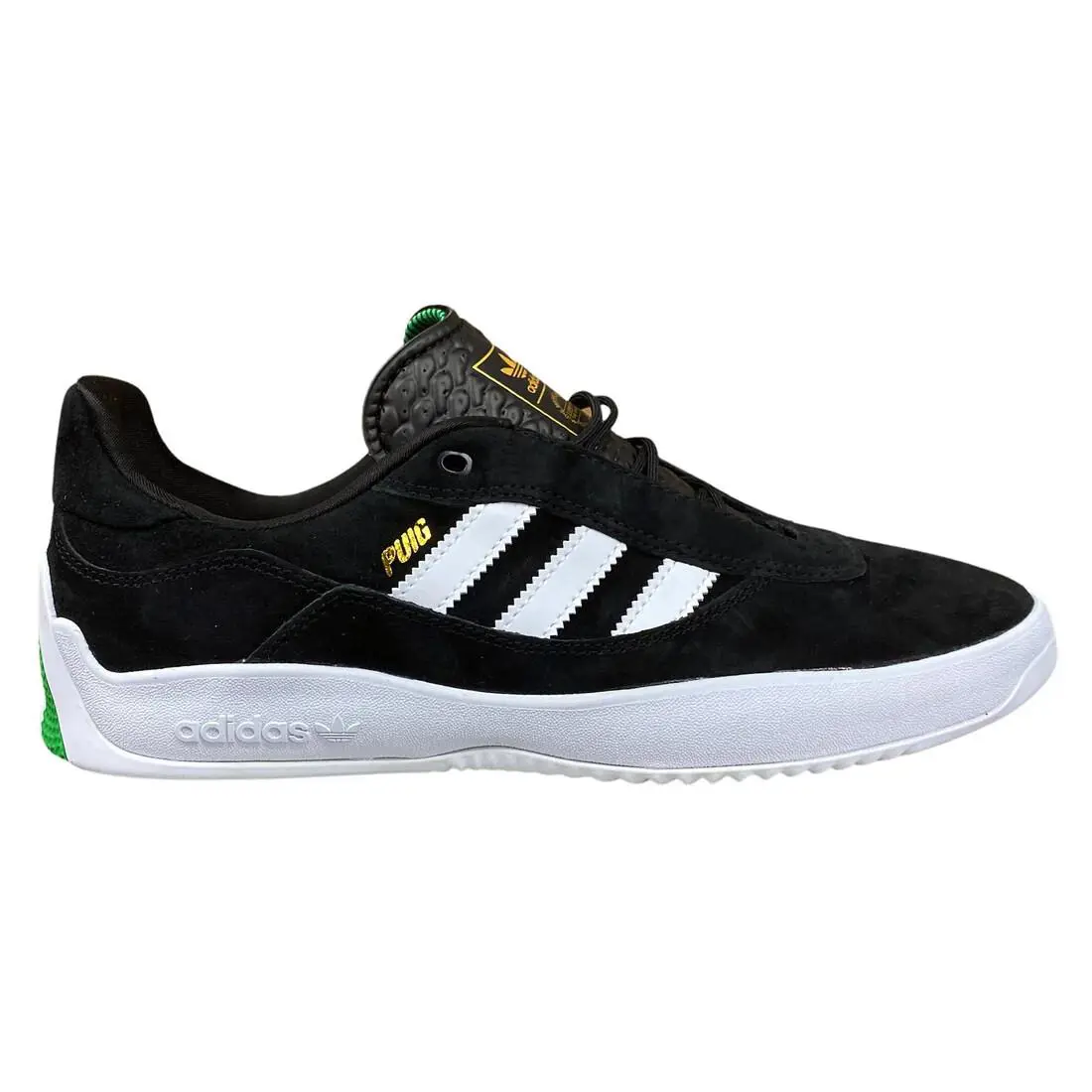 Adidas Puig - Black White Vivid Green FY7772 - Black/White/Green