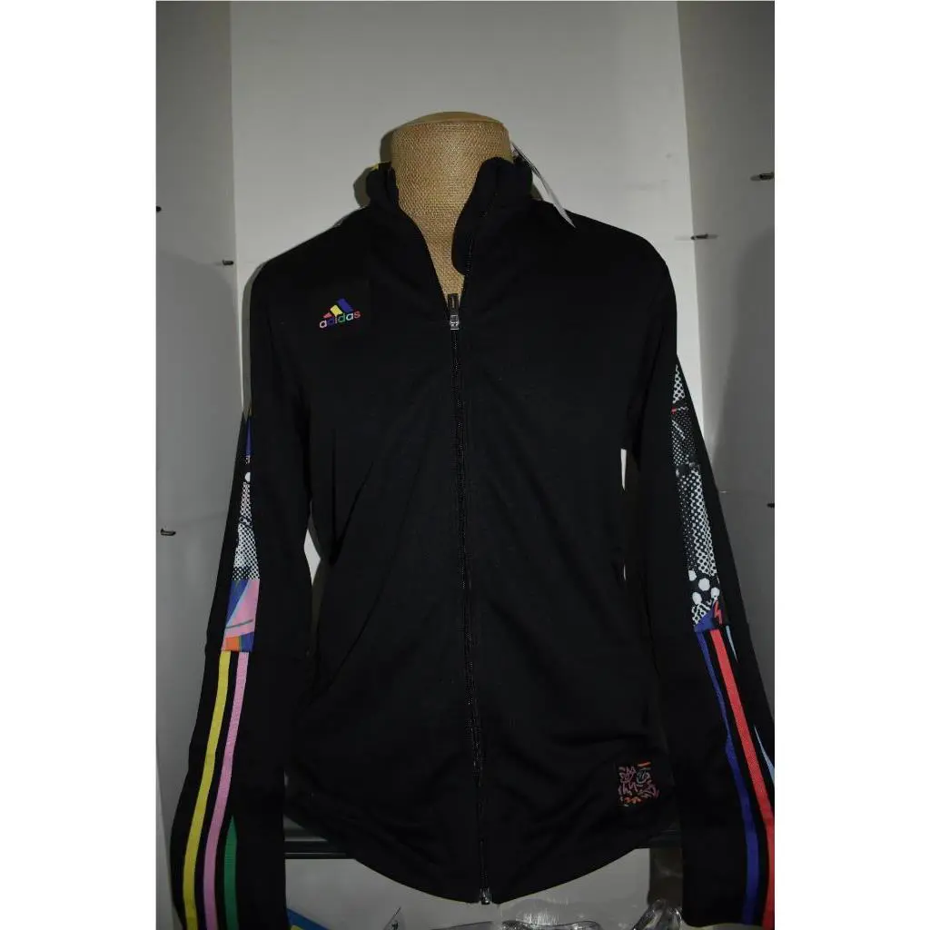 Adidas clothing - Adidas Men`s Tiro Pride Soccer Jacket - Black 3