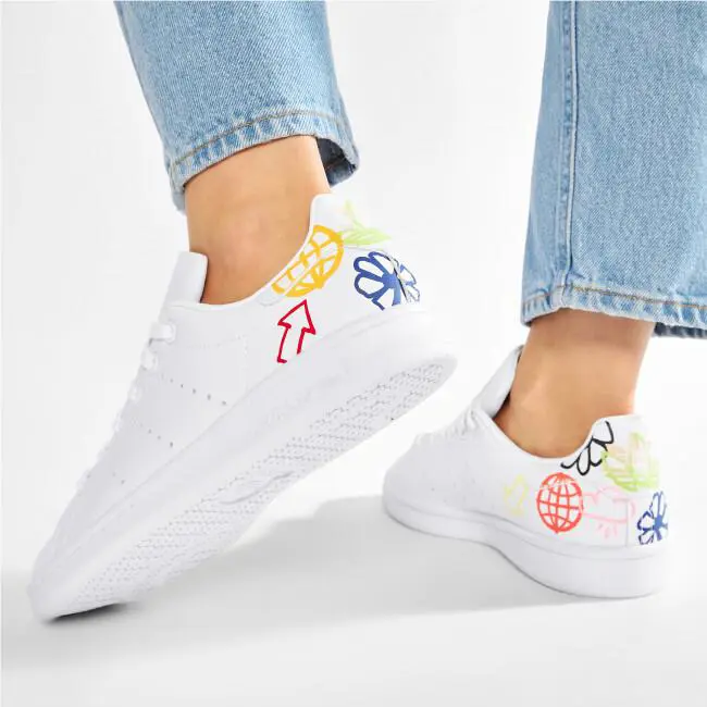 Adidas shoes - STAN SMITH - STAN SMITH - FX5679 - WHITE/MULTICOLOR 21