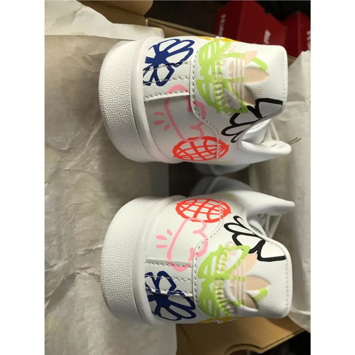 Adidas shoes - STAN SMITH - STAN SMITH - FX5679 - WHITE/MULTICOLOR 36
