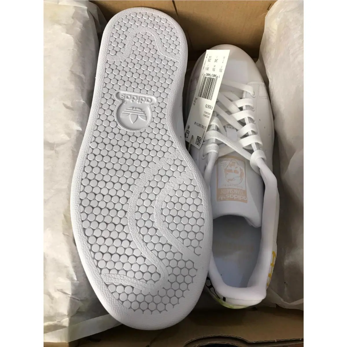 Adidas shoes - STAN SMITH - STAN SMITH - FX5679 - WHITE/MULTICOLOR 38