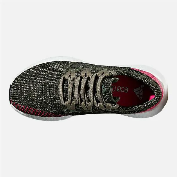 Adidas shoes - adidas PureBoost Go - PureBoost - B42327 - Base Green / Steel / Shock Pink 1