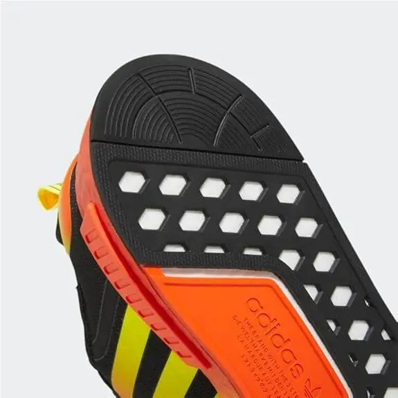 Adidas shoes - adidas NMD R1 - NMD - FZ5877 - Black/Orange/Yellow/Gradient 4