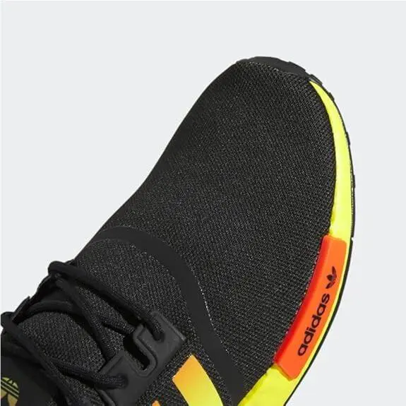 Adidas shoes - adidas NMD R1 - NMD - FZ5877 - Black/Orange/Yellow/Gradient 1