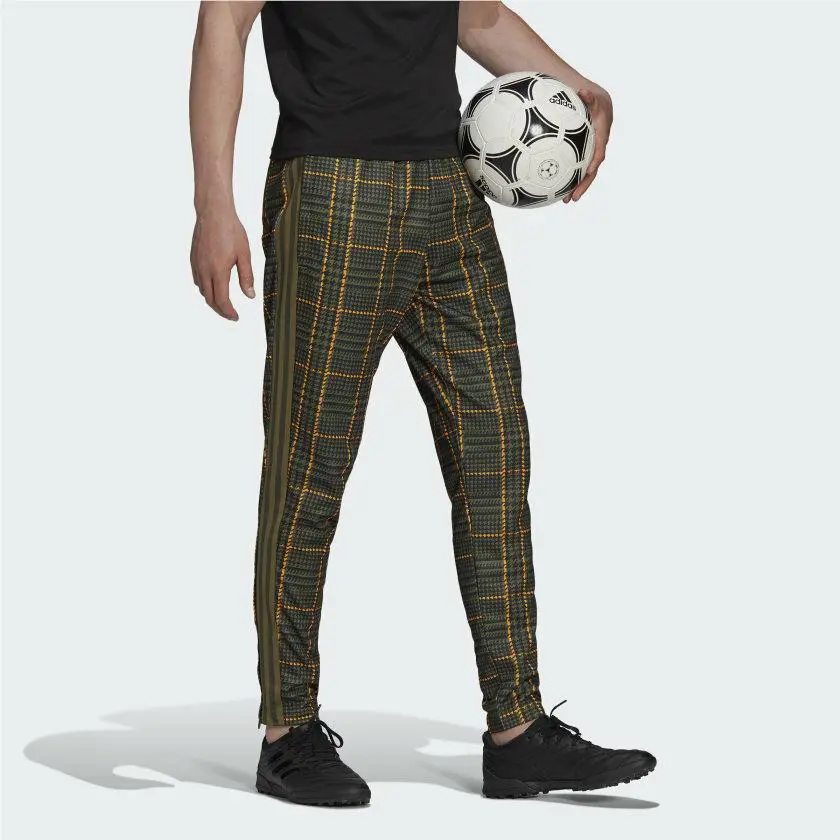 Adidas clothing - adidas Tiro Tartan - Tiro Tartan - HB1561 - Focus Olive / Plaid 2