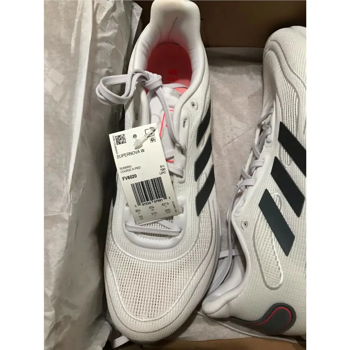 Adidas shoes - ADIDAS ORIGINALS SUPERNOVA - ORIGINALS SUPERNOVA - FV6020 - Cloud White / Grey Five / Signal Pink 8