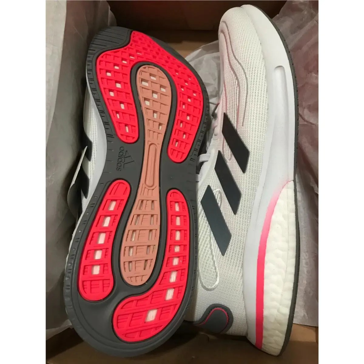 Adidas shoes - ADIDAS ORIGINALS SUPERNOVA - ORIGINALS SUPERNOVA - FV6020 - Cloud White / Grey Five / Signal Pink 10