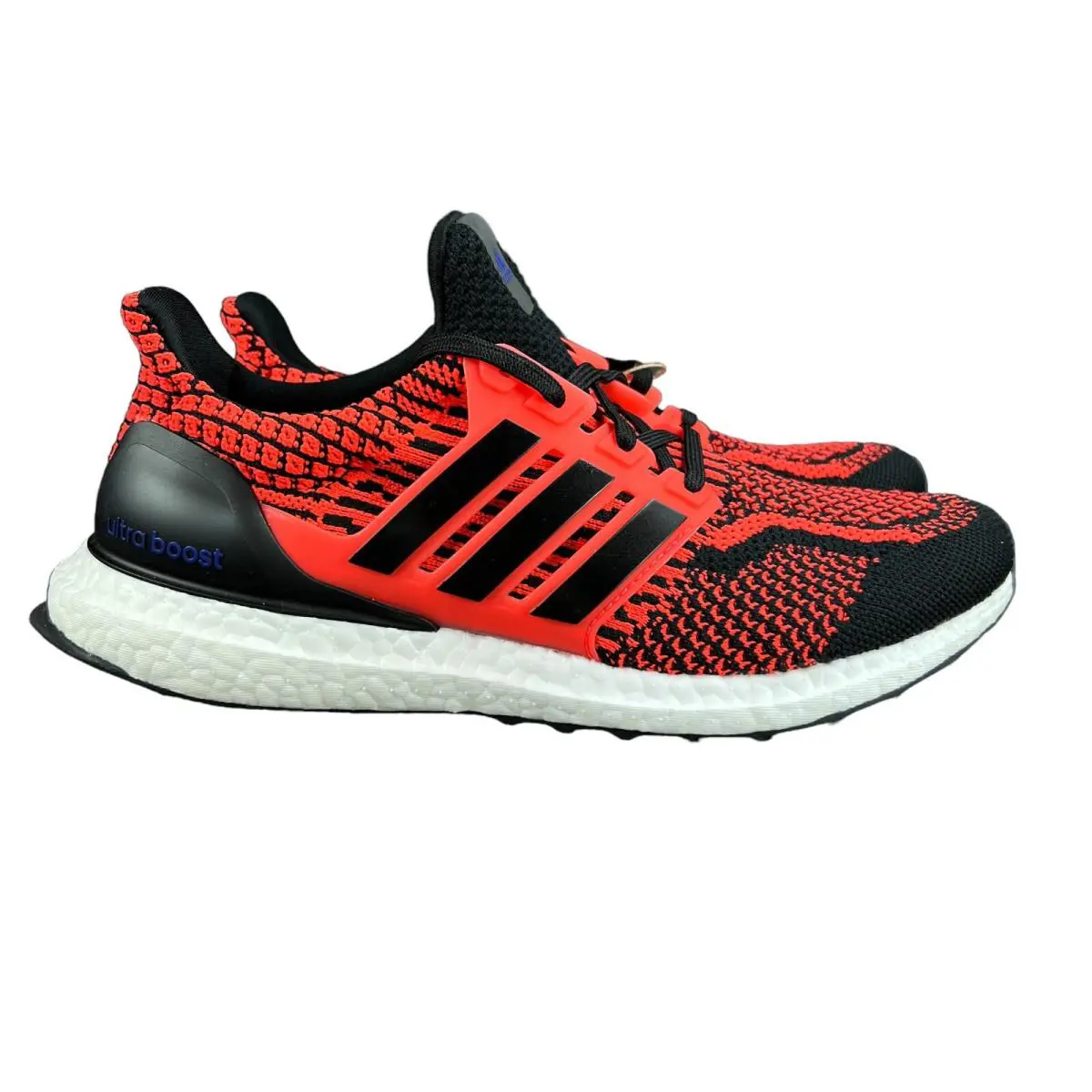 Adidas Ultraboost 5.0 Dna Black Solar Red Shoes GX8965 Men`s Sizes 8 - 10 - Black