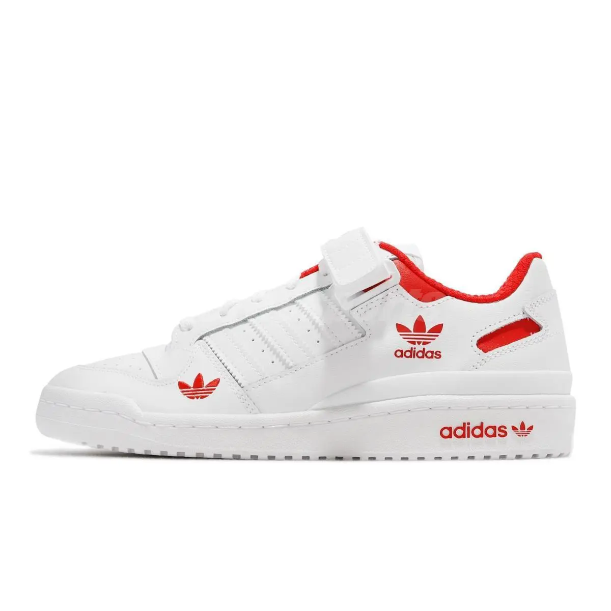 Adidas shoes - adidas Forum Low - Forum Low - Cloud White & Red 3