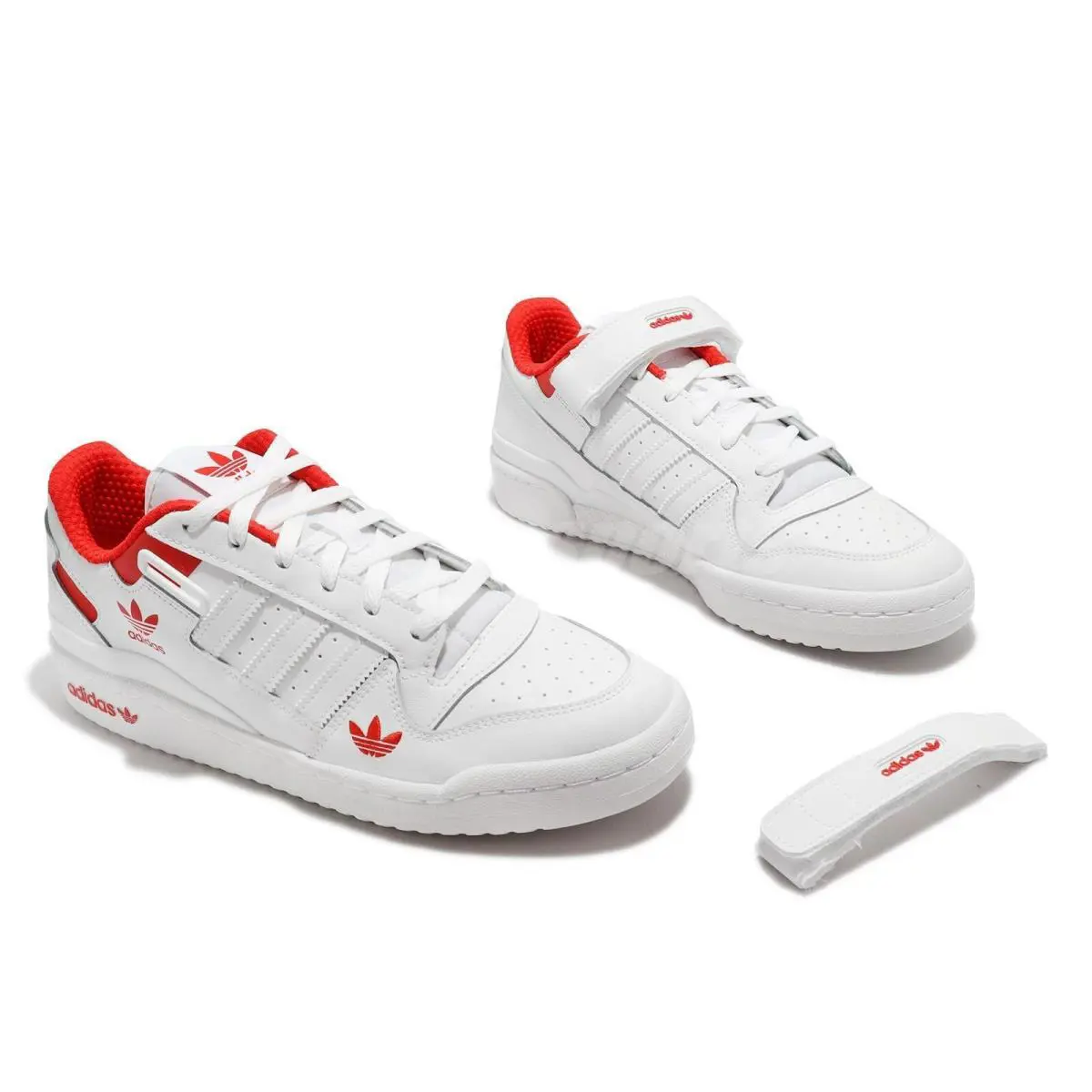 Adidas shoes - adidas Forum Low - Forum Low - Cloud White & Red 4