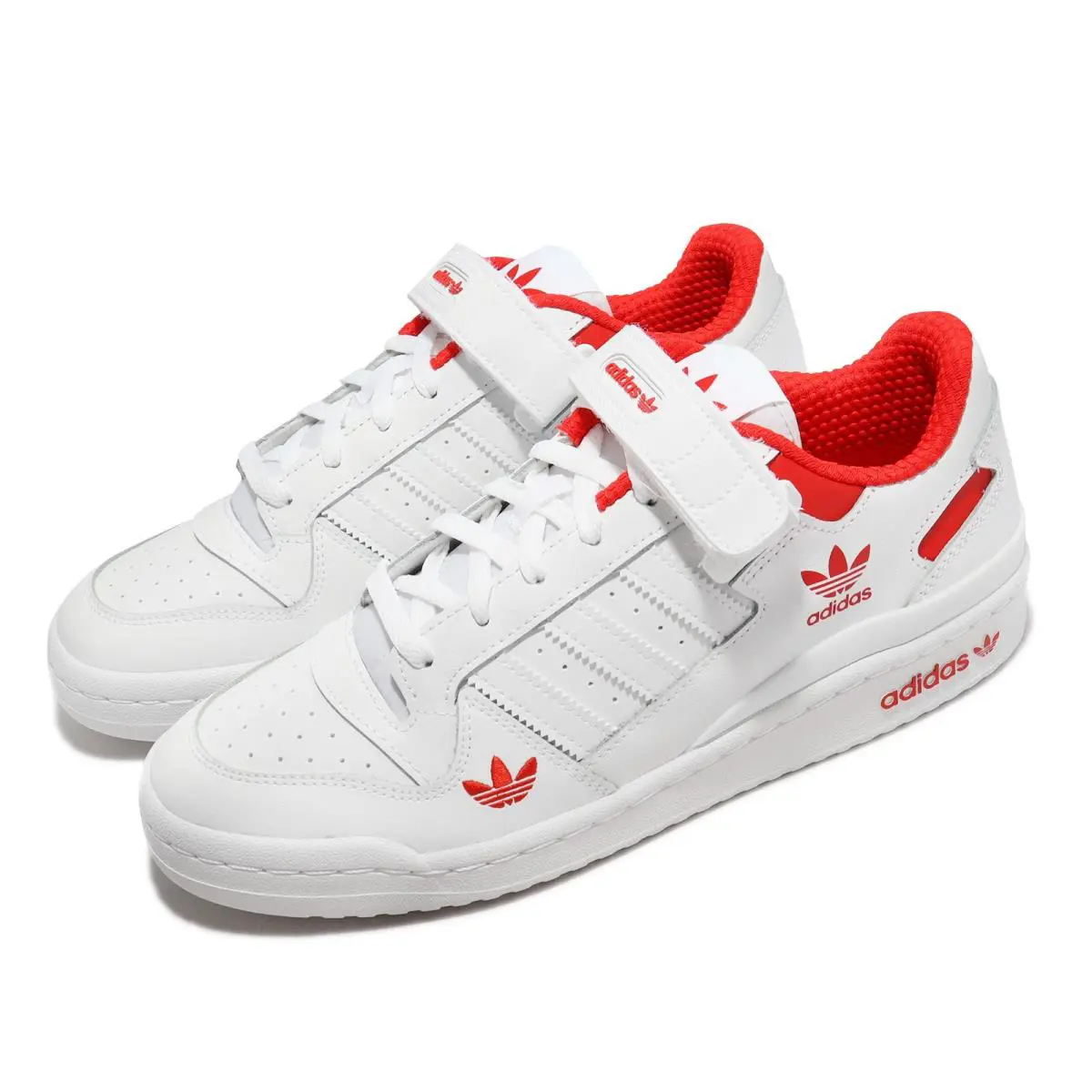 Adidas shoes - adidas Forum Low - Forum Low - Cloud White & Red 7