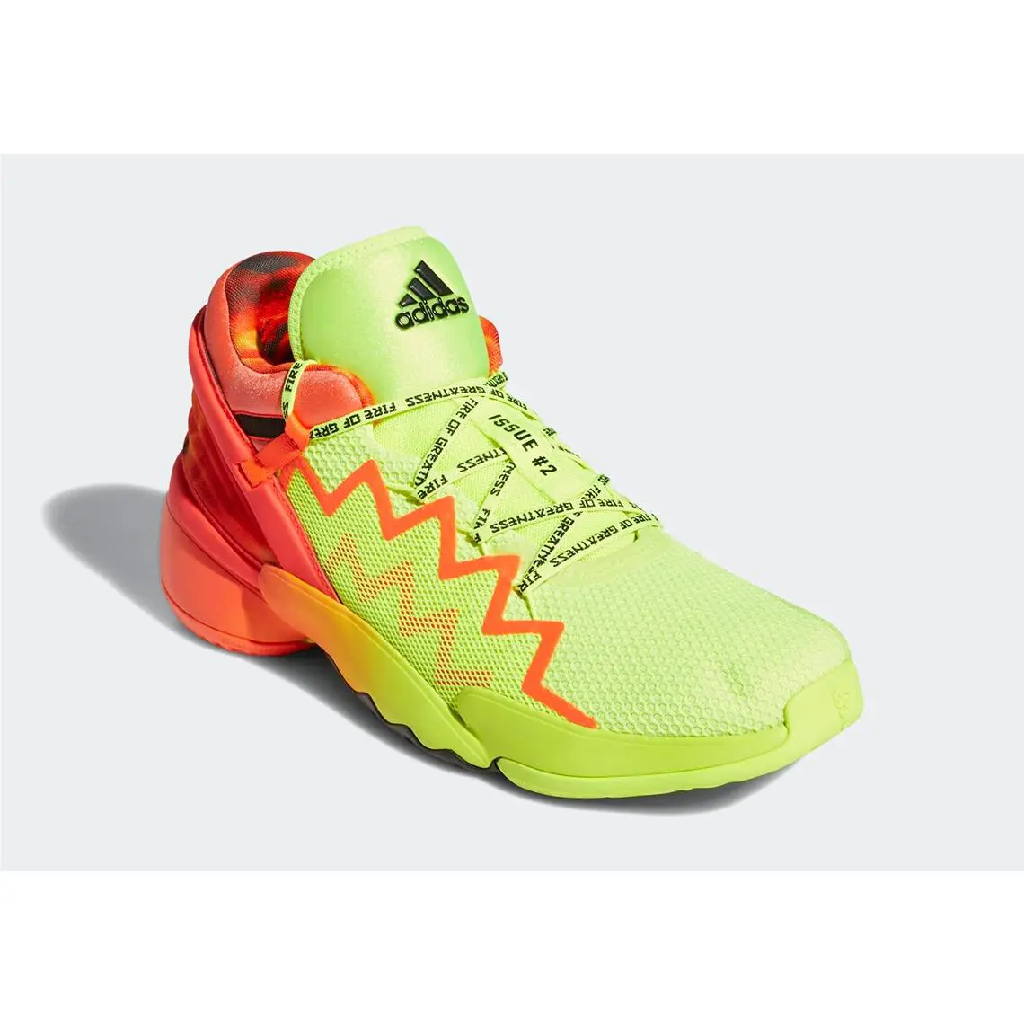 Adidas shoes - ADIDAS D.O.N Issue 2 GCA - H67570 - Solar Yellow/Solar Red/Core Black 7